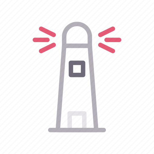 Bright, building, direction, lighthouse, tower icon - Download on Iconfinder
