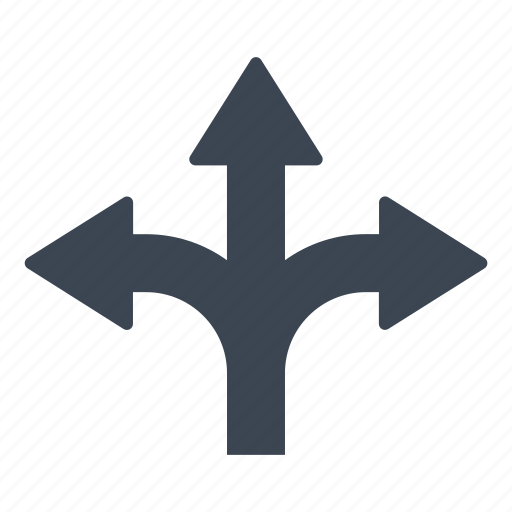 Crossroad, direction, road icon - Download on Iconfinder
