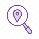 find location, locate address, map, search address, search location