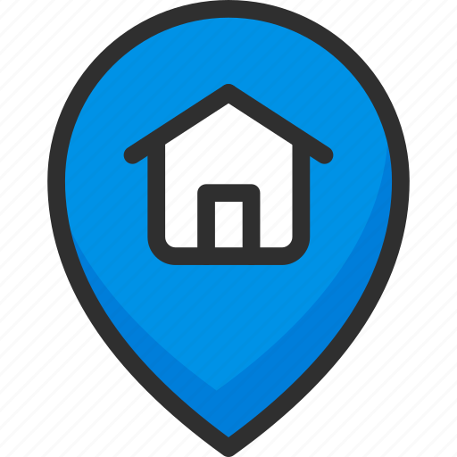 Home, location, pin, pointer, position icon - Download on Iconfinder