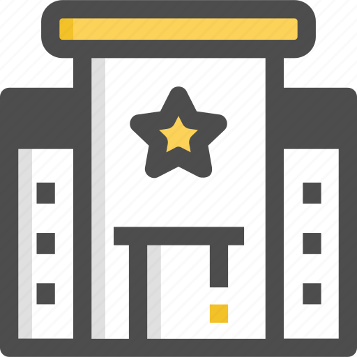 Building, gps, hotel, location pin, place icon - Download on Iconfinder