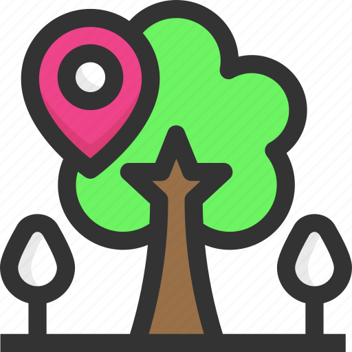 Forest, gps, location, mountain icon - Download on Iconfinder