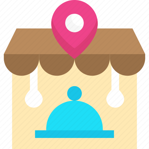 Location pin, meal, place, pointer, restaurant icon - Download on Iconfinder