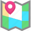 location pin, map, placeholder, road, route 