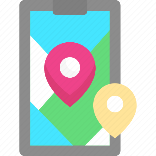 Gps, location pin, map, mobile app, place icon - Download on Iconfinder