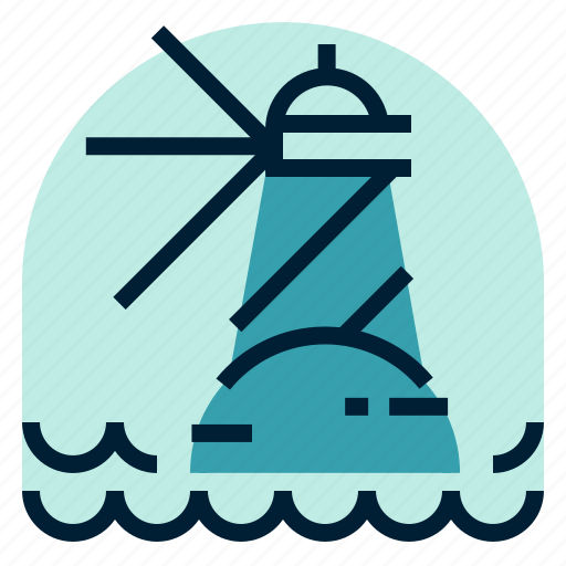 Holiday, lighthouse, location, vacation icon - Download on Iconfinder