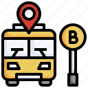 bus, stop, placeholder, location, pin