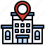hotel, place, building, location, pin, placeholder 