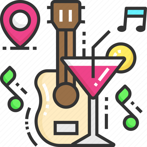 Location, party, pointer, pub icon - Download on Iconfinder