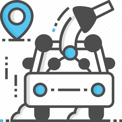 Car service, car wash, location, pin icon - Download on Iconfinder