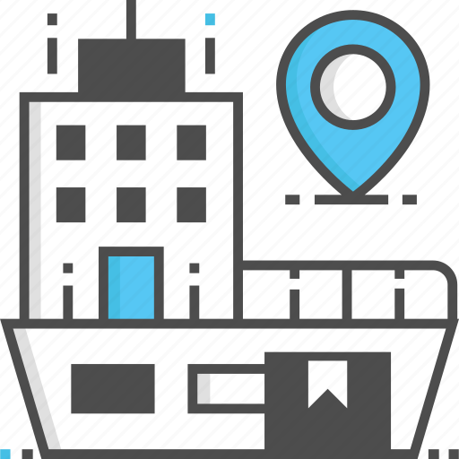Gps, harbour, location, placeholder, ship icon - Download on Iconfinder