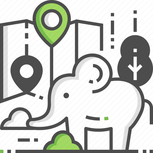 Animal, location, place, pointer, zoo icon - Download on Iconfinder