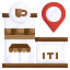 coffee, shop, cafe, location, pin, placeholder, food 