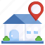 home, location, pin, placeholder, delivery, house 