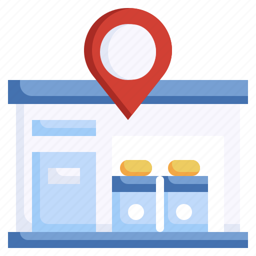 Laundry, shop, location, pin, placeholder, washing, machine icon - Download on Iconfinder