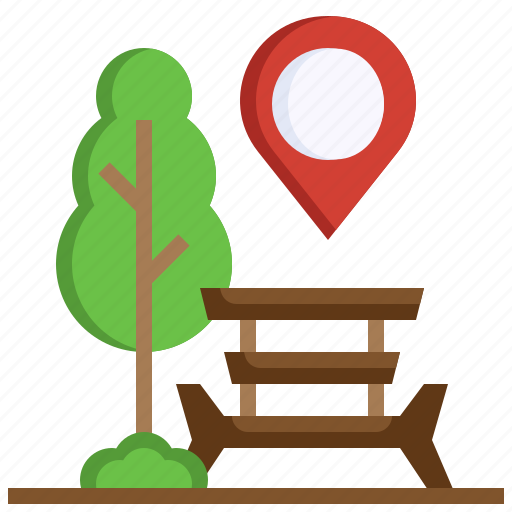Park, maps, location, pin, placeholder icon - Download on Iconfinder