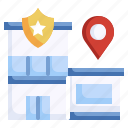 police, station, prison, location, buildings, placeholder