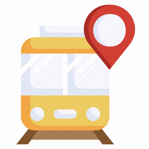 Railway, station, maps, location, train, gps icon - Download on Iconfinder