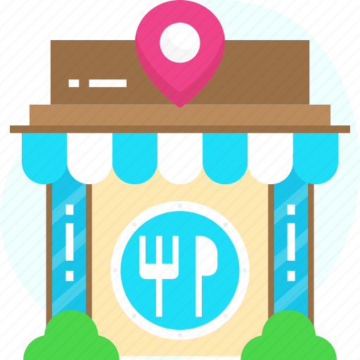 Location pin, meal, place, pointer, restaurant icon - Download on Iconfinder