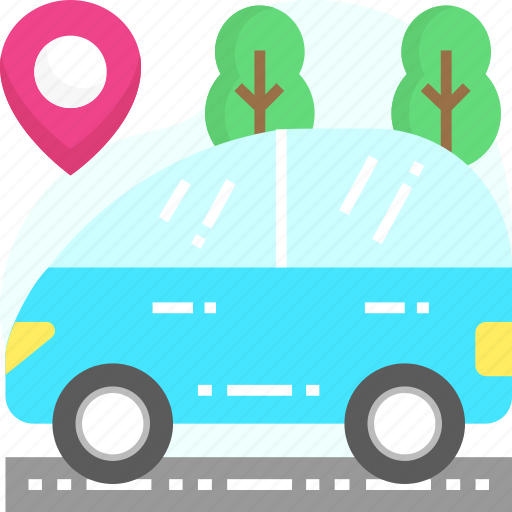 Cab, car, hire, taxi, track icon - Download on Iconfinder