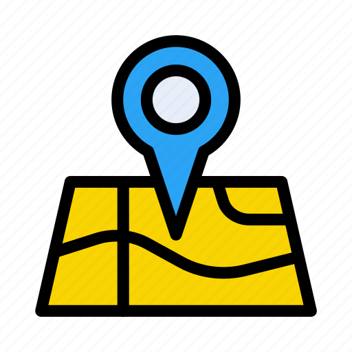 Map, location, gps, pin, navigation icon - Download on Iconfinder