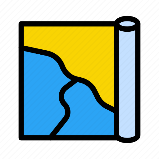 Map, location, gps, pin, navigation icon - Download on Iconfinder