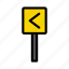direction, arrow, board, left, pointer 