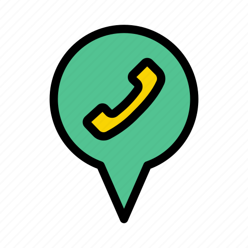 Location, map, call, phone, navigation icon - Download on Iconfinder