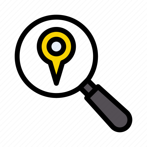 Search, map, location, find, magnifier icon - Download on Iconfinder
