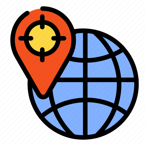 Web, website, browser, seo, location, pin, online icon - Download on Iconfinder
