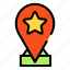 location, pointer, country, pin, place, navigation, marker, gps, direction, arrow, map 