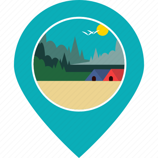 Forest, village, countryside, camp, hut, rural, tent icon - Download on Iconfinder