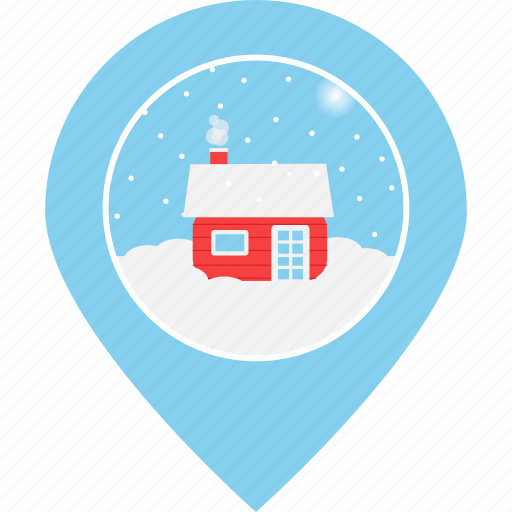 Cabin, christmas, snow, winter, cottage, snowfall icon - Download on Iconfinder