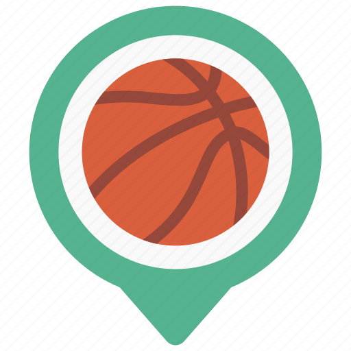 Basketball, court, maps, gps, point, sports icon - Download on Iconfinder