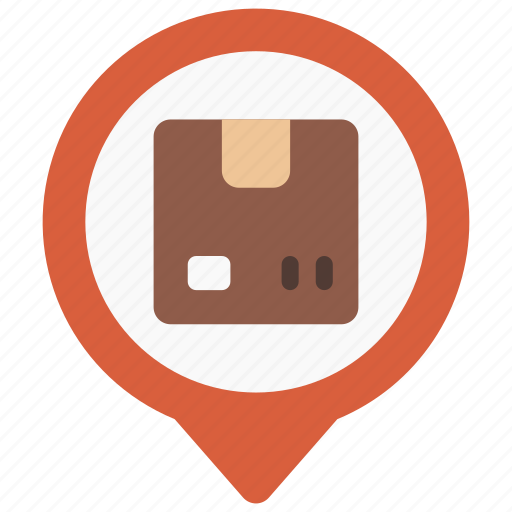 Delivery, parcel, maps, gps, point, deliver icon - Download on Iconfinder