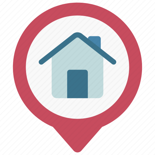 Home, maps, gps, point, house icon - Download on Iconfinder
