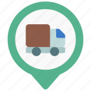 lorry, maps, gps, point, truck