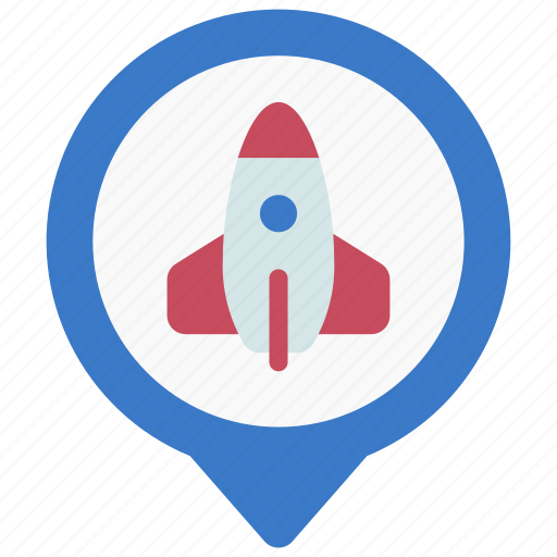 Rocket, launch, maps, gps, point, space icon - Download on Iconfinder