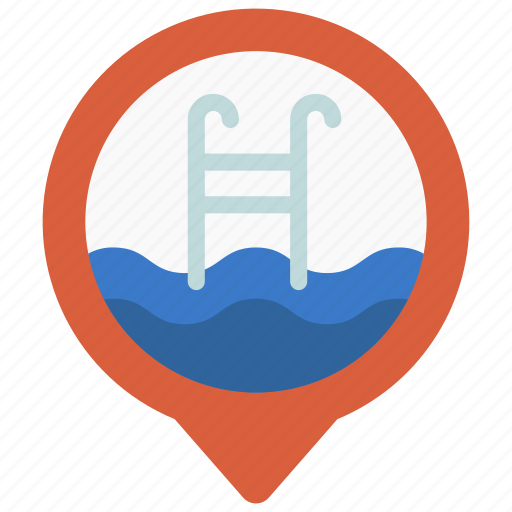Swimming, pool, maps, gps, point, swim icon - Download on Iconfinder