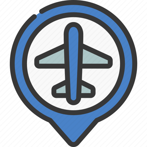 Airplane, maps, gps, point, aeroplane icon - Download on Iconfinder