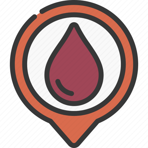 Blood, donation, maps, gps, point icon - Download on Iconfinder
