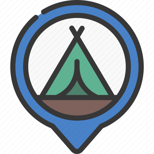 Camping, site, maps, gps, point, camp icon - Download on Iconfinder