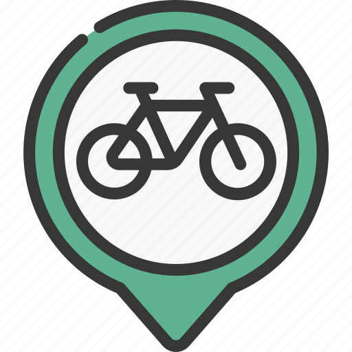 Cycle, path, maps, gps, point, cycling icon - Download on Iconfinder
