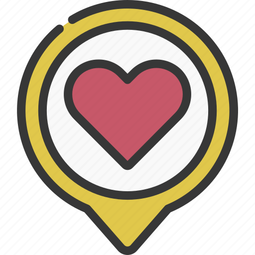 Love, maps, gps, point, heart icon - Download on Iconfinder