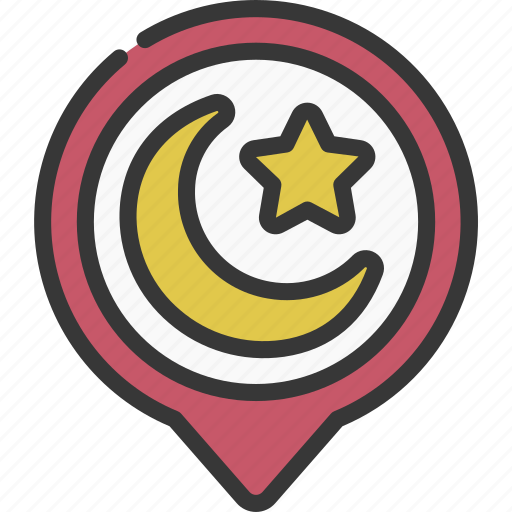 Mosque, maps, gps, point, religion icon - Download on Iconfinder