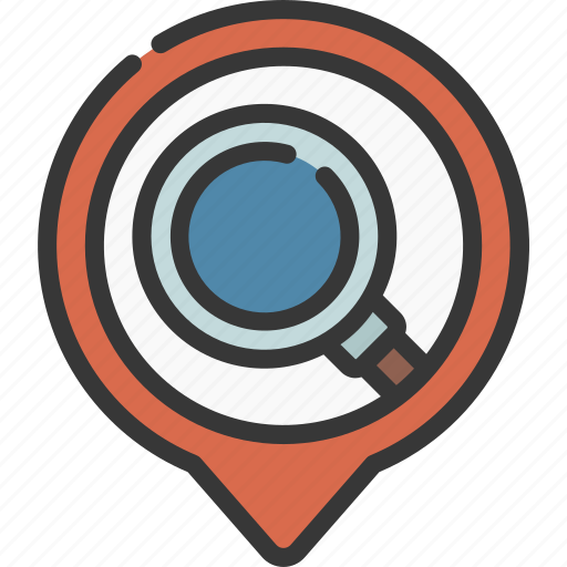 Search, maps, gps, point, research icon - Download on Iconfinder