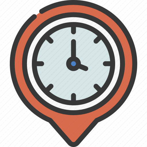 Timer, maps, gps, point, clock icon - Download on Iconfinder