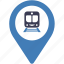 train, station, location, pin, placeholder, map 