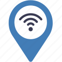 wifi, area, internet, location, network, pin, signal