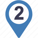 two, formula, location, number, track, navigation, pin